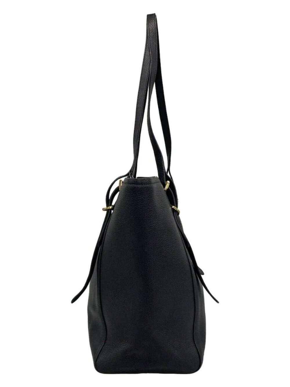 PRADA Vittelograin tote bag 1BG301 Black Leather Women's Tote Bag - Picture 4 of 15